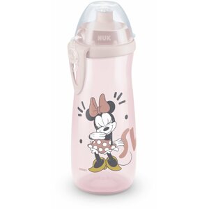 Gyerek kulacs NUK sportcumisüveg 450 ml - Mickey, rózsaszín