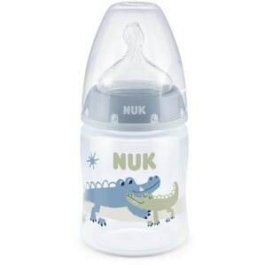 Cumisüveg NUK FC+ cumisüveg hőmérséklet-szabályozóval 150 ml kék