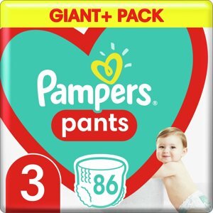 Bugyipelenka PAMPERS Pants 3 Giant Pack 86 db