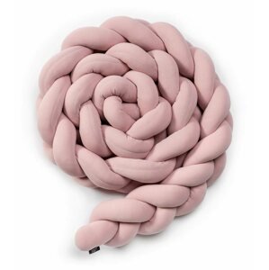 Rácsvédő kiságyba Eseco kötött rácsvédő 180 cm, rózsaszín