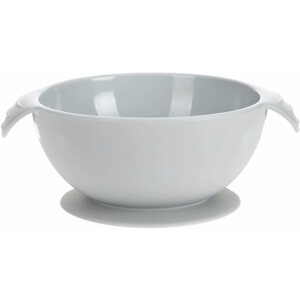 Gyerektányér Lässig Bowl Silicone grey with suction pad