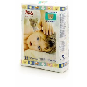 Eldobható pelenka Trudi Baby Dry Fit 00696 Perfo-Soft méret XL 15-30 kg (14 db)