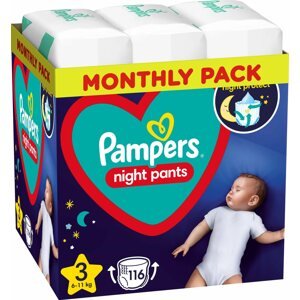 Bugyipelenka PAMPERS Night Pants 3 (4 × 29 db)