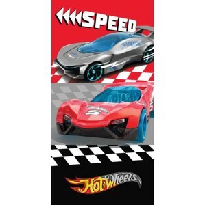 Gyerek fürdőlepedő CARBOTEX Hot Wheels Speed 70×140 cm