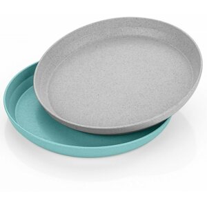Gyerek tányér Reer Tányér kék/szürke 2 db