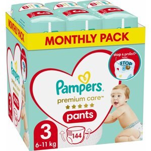 Bugyipelenka PAMPERS Premium Care Pants 3-as méret (144 db)