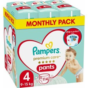 Bugyipelenka PAMPERS Premium Care Pants 4-es méret (114 darab)
