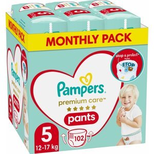 Bugyipelenka PAMPERS Premium Care Pants 5-ös méret (102 db)