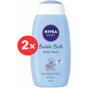 Gyerek habfürdő NIVEA Baby Cream Bath 2× 500 ml