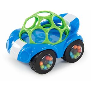 Játék autó Oball Rattle & Roll kék/zöld 3m+