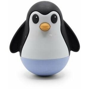 Keljfeljancsi játék Jellystone Designs hintázó pingvin világoskék