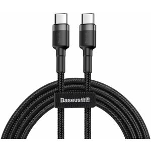 Adatkábel Baseus Flash Charging 60W USB-C Cable 1m gray/black