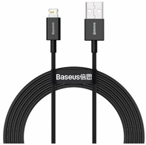 Adatkábel Baseus Superior Series USB to Lightning 2.4A, 1m, fekete