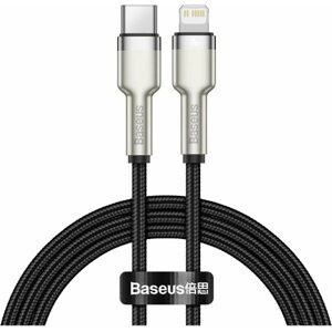 Adatkábel Basesu Cafule Series USB-C - Lightning PD Töltő-/adatkábel 20 W 2 m, fekete