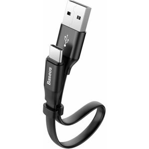Adatkábel Baseus Nimble Series USB-C - 23cm, fekete