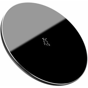 Vezeték nélküli töltő Baseus Simple Wireless Charger 15W Type-C Black