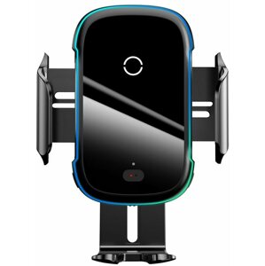 Telefontartó Baseus Light Electric Car Holder Wireless Charger 15W Black