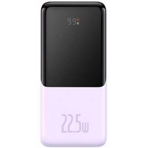 Power bank Baseus Elf Digital Display Fast Charge Power Bank 10000 mAh 22,5 W Purple