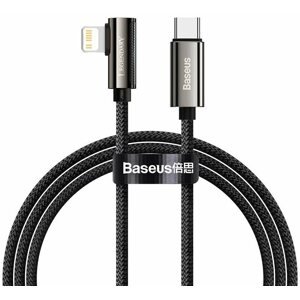 Adatkábel Baseus Elbow Fast Charging Data Cable Type-C to iP PD 20W 2m Black