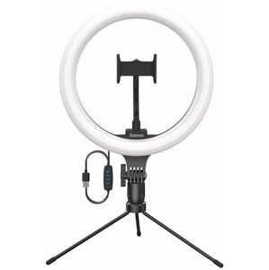 Stúdió lámpa Baseus Live Stream Holder Ring Light Selfie Tripod Black