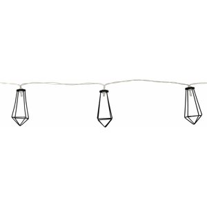 Lámpa Bo-Camp Industrial Light garland Galvin 10 Lights 5 Lumen Black