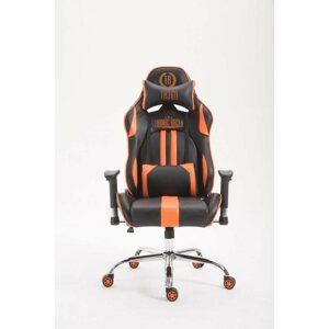 Gamer szék BHM Germany Racing Edition, műbőr, narancssárga