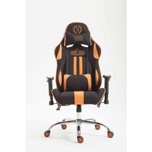 Gamer szék BHM Germany Racing Edition, textil, narancssárga