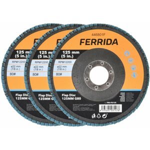 Lamellás korong FERRIDA lamellás korong 125MM G80 3 db