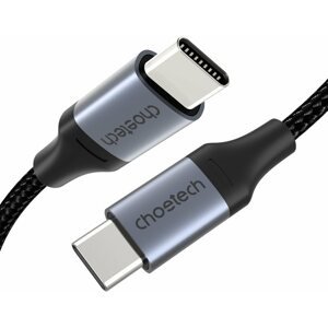 Adatkábel ChoeTech USB-C to USB-C braid Cable - PD, 60W, 1,2m