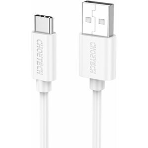 Adatkábel ChoeTech (USB-A  to USB-C) Cable 1m, fehér