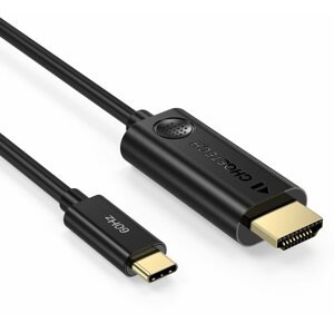 Videokábel Choetech USB-C to HDMI 4K PVC 1.8M Cable black