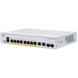 Switch CISCO CBS250 Smart 8-port GE, PoE, Ext PS, 2× 1G Combo