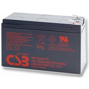 Szünetmentes táp akkumulátor CSB HR1234W F2, 12V, 9Ah