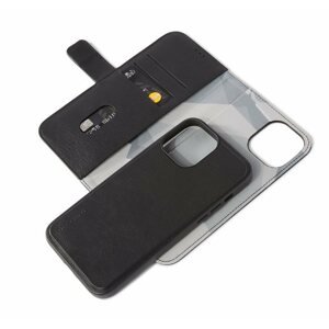 Mobiltelefon tok Decoded Leather Detachable Wallet Black iPhone 14 Pro Max