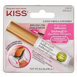 Szempilla ragasztó KISS 24 HR Strip Eyelash Adhesive - Clear