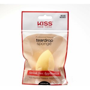 Sminkszivacs KISS Teardrop Infused make-up sponge