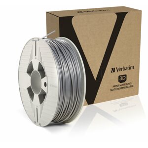 3D nyomtatószál Verbatim PLA  2,85 mm-es 3D nyomtató szál, ezüst, 1 kg