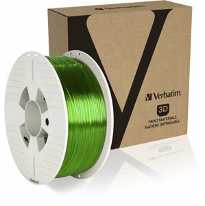 3D nyomtatószál Verbatim PET-G 1.75mm 1kg, átlátszó zöld