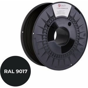 3D nyomtatószál C-TECH PREMIUM LINE ABS 3D nyomtatószál, közlekedési fekete RAL9017