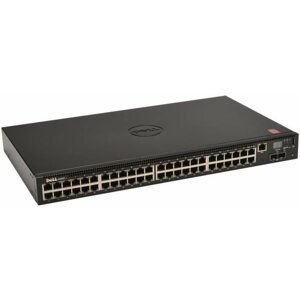 Switch Dell Networking N2048 L2 48x 1GbE + 2x 10GbE SFP+ fixed ports Stacking IO to PSU airflow AC