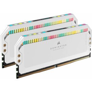 RAM memória Corsair 32GB KIT DDR5 6200MHz CL36 Dominator Platinum RGB White