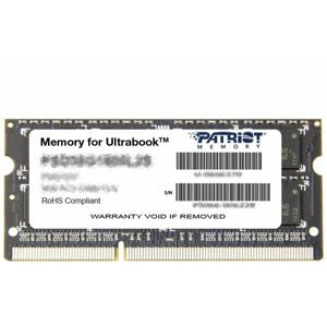 RAM memória Patriot SO-DIMM 8GB DDR3 1600MHz CL11 Ultrabook Line