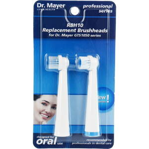 Elektromos fogkefe fej Dr. Mayer RBH10 csere fej GTS1050 készülékhez - 2 darab