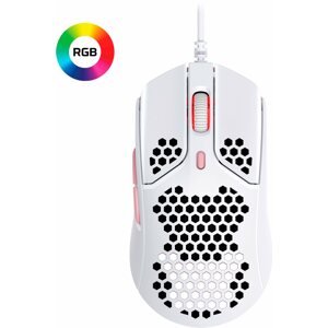 Gamer egér HyperX Pulsefire Haste White/Pink