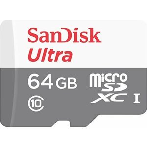 Memóriakártya SanDisk microSDXC Ultra Lite 64GB + SD adapter