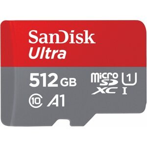 Memóriakártya SanDisk MicroSDX Ultra 512GB + SD adapter