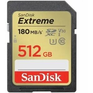 Memóriakártya SanDisk SDXC Extreme 512 GB