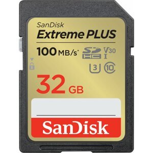 Memóriakártya SanDisk SDHC 32 GB Extreme PLUS + Rescue PRO Deluxe