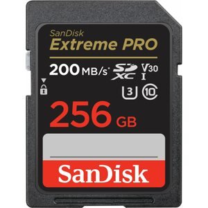 Memóriakártya SanDisk SDXC 256 GB Extreme PRO + Rescue PRO Deluxe