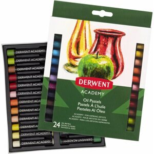 Olajfesték DERWENT Academy Oil Pastel Set 24 szín